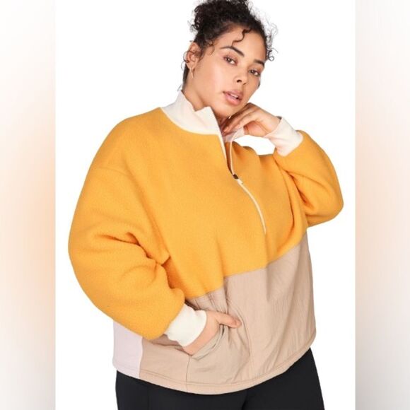Fabletics Mallory Fleece Pullover Jacket- 2X - Picture 1 of 9